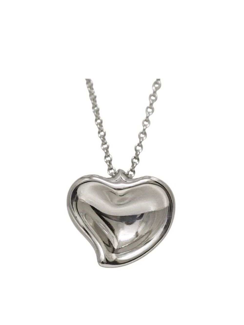 Tiffany & Co Necklace Full Heart Paloma Picasso 925 Sterling Silver